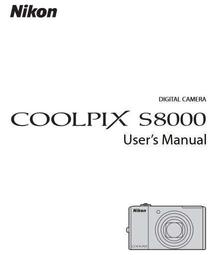 Nikon Coolpix S8000 User Manual Pdf